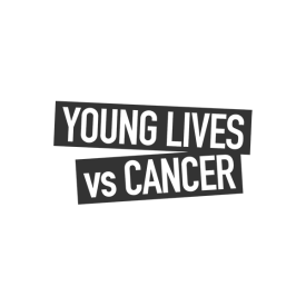 Young Lives vs Cancer logo in grey