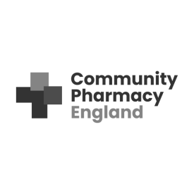 Community Pharmacy England logo in grey