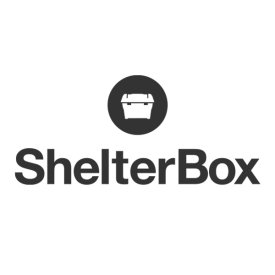 Shelterbox logo in grey