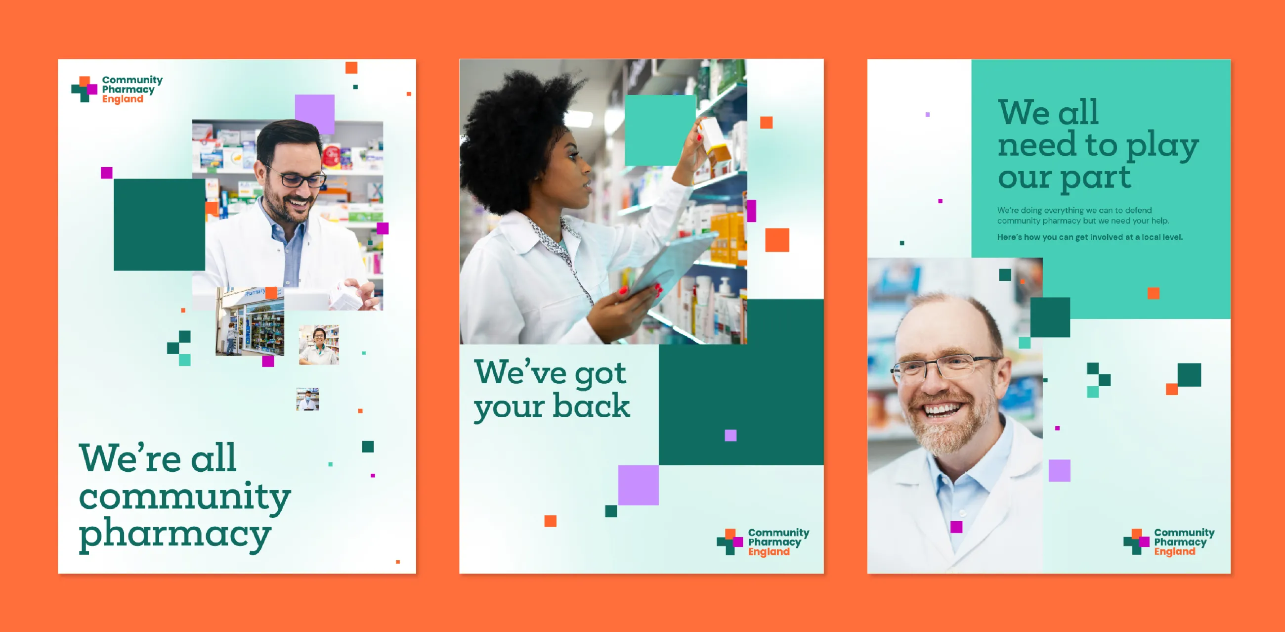 Community Pharmacy England series of posters